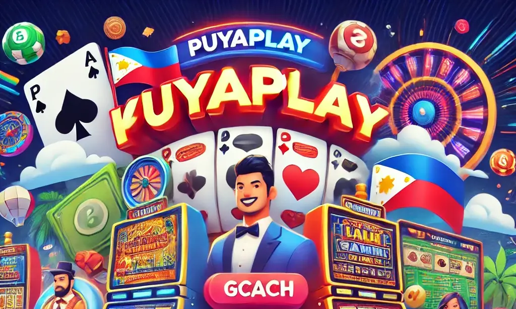 A vibrant promotional graphic for KuyaPlay PH featuring popular slot machines, table games like blackjack and poker, and live dealer games, with icons for secure payment options like GCash and PayMaya, emphasizing the fun and excitement tailored for Filipino players.