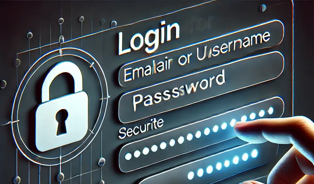 A secure and user-friendly login interface for KuyaPlay.com, featuring fields for email or username and password, with a padlock icon representing security and an optional multi-factor authentication step. The design is sleek and modern, emphasizing ease of access and account protection.